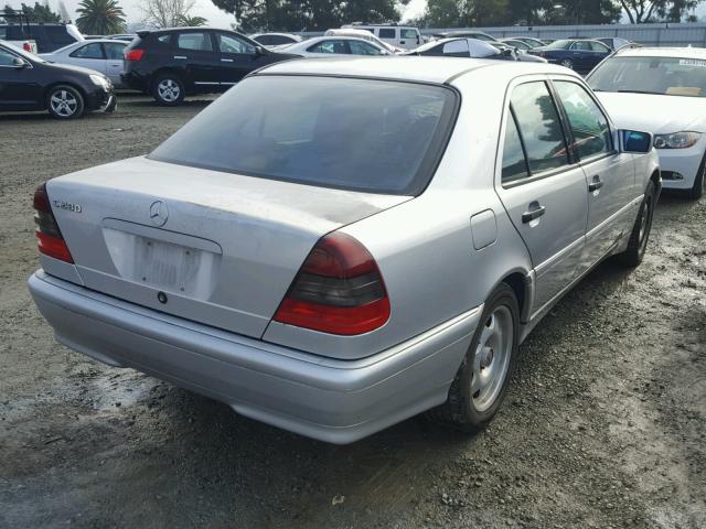 WDBHA29G6XA804902 - 1999 MERCEDES-BENZ C 280 SILVER photo 4