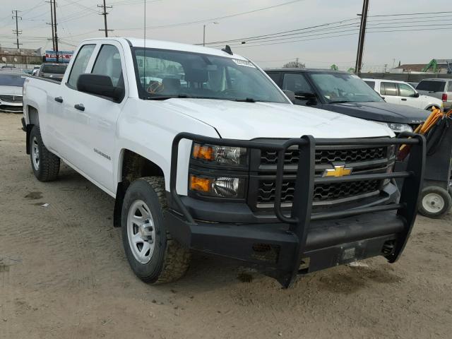 1GCVKPEC4FZ390536 - 2015 CHEVROLET SILVERADO WHITE photo 1