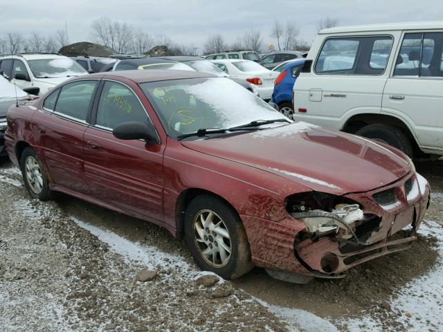 1G2NF52E72M639406 - 2002 PONTIAC GRAND AM S MAROON photo 1