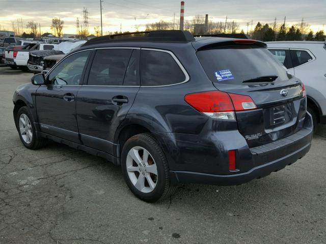 4S4BRCCCXD3242817 - 2013 SUBARU OUTBACK 2. GRAY photo 3