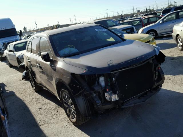 5FRYD3H44EB005273 - 2014 ACURA MDX TECHNO BLACK photo 1