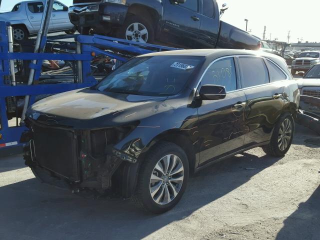 5FRYD3H44EB005273 - 2014 ACURA MDX TECHNO BLACK photo 2