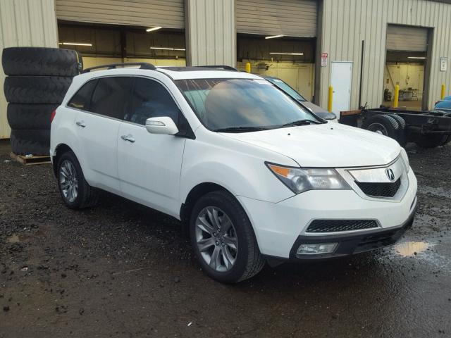 2HNYD2H65CH536450 - 2012 ACURA MDX ADVANC WHITE photo 1