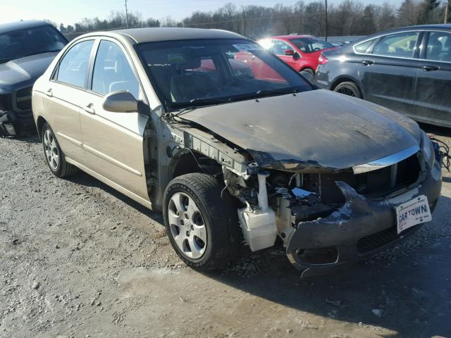 KNAFE221895668669 - 2009 KIA SPECTRA EX BEIGE photo 1