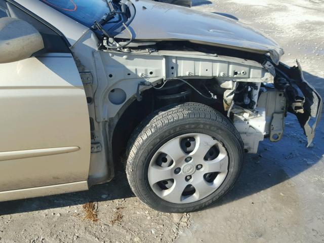 KNAFE221895668669 - 2009 KIA SPECTRA EX BEIGE photo 9