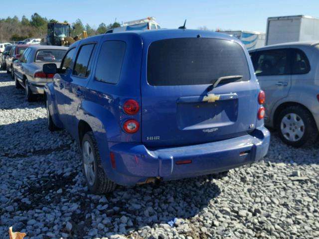3GNDA13D88S573646 - 2008 CHEVROLET HHR LS BLUE photo 3