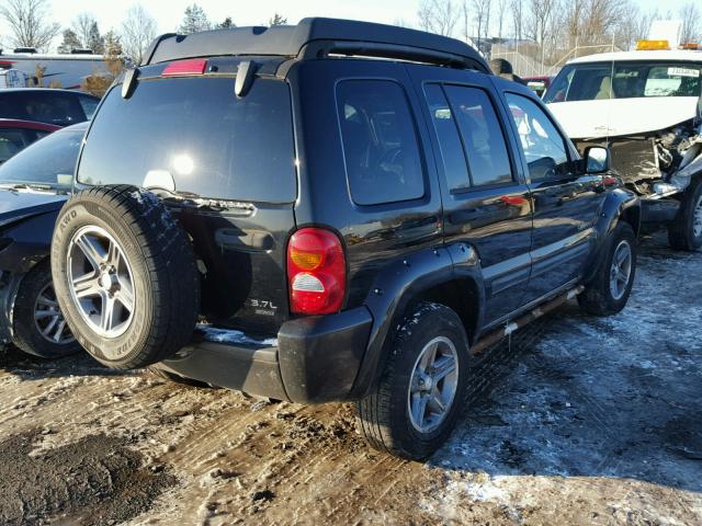 1J4GL38KX4W247939 - 2004 JEEP LIBERTY RE BLACK photo 4