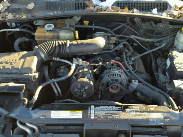 1J4GL38KX4W247939 - 2004 JEEP LIBERTY RE BLACK photo 7