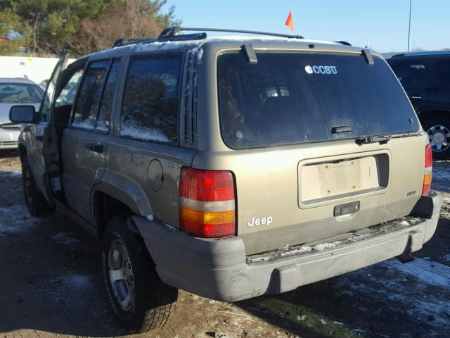 1J4GZ58S0WC223597 - 1998 JEEP GRAND CHER GRAY photo 3