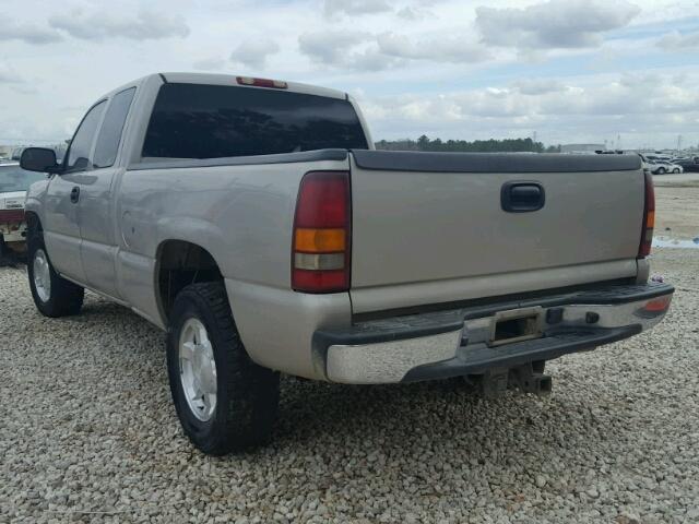 1GTEK19B25E103019 - 2005 GMC NEW SIERRA BEIGE photo 3