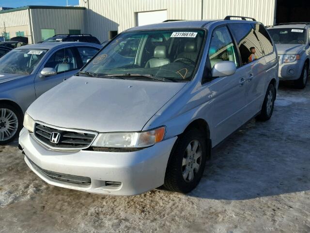 2HKRL18074H003236 - 2004 HONDA ODYSSEY EX SILVER photo 2