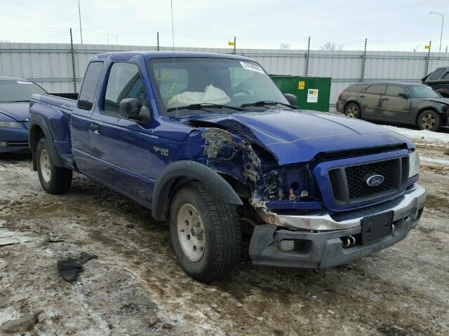 1FTZR45E64PA11476 - 2004 FORD RANGER SUP BLUE photo 1