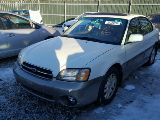 4S3BE686327213525 - 2002 SUBARU LEGACY OUT WHITE photo 2