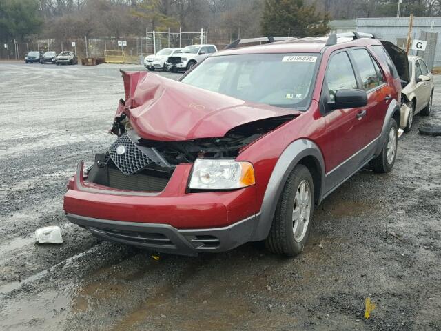 1FMDK01185GA59956 - 2005 FORD FREESTYLE RED photo 2