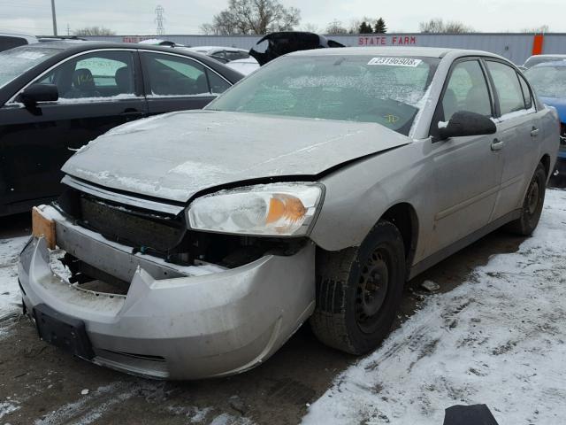 1G1ZS58F08F131390 - 2008 CHEVROLET MALIBU LS SILVER photo 2