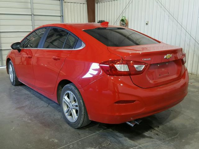 1G1BE5SM0G7322252 - 2016 CHEVROLET CRUZE LT RED photo 3