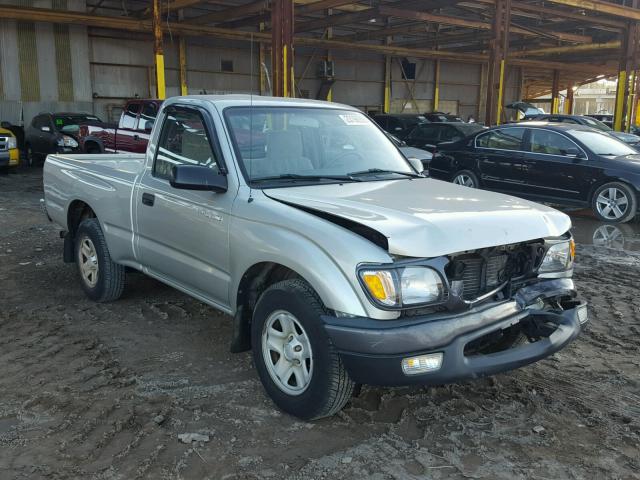 5TENL42N92Z095920 - 2002 TOYOTA TACOMA SILVER photo 1