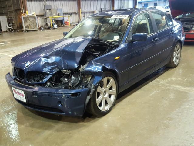 WBAET37453NJ39813 - 2003 BMW 325 I BLUE photo 2