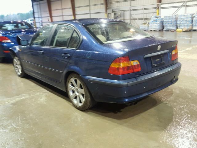 WBAET37453NJ39813 - 2003 BMW 325 I BLUE photo 3