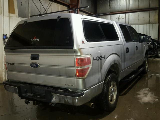 1FTFW1EF3CFA75143 - 2012 FORD F150 SUPER SILVER photo 4