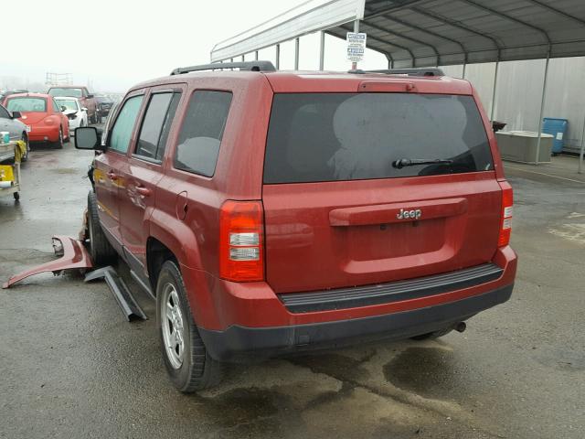 1C4NJPBA3GD600371 - 2016 JEEP PATRIOT SP RED photo 3