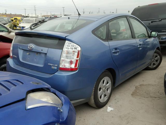 JTDKB20U487721085 - 2008 TOYOTA PRIUS BLUE photo 4