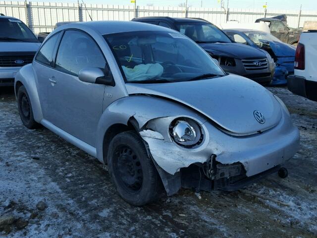 3VWCB21C41M457823 - 2001 VOLKSWAGEN NEW BEETLE SILVER photo 1