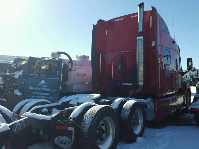 1XP7D49X78D752694 - 2008 PETERBILT 387 RED photo 4