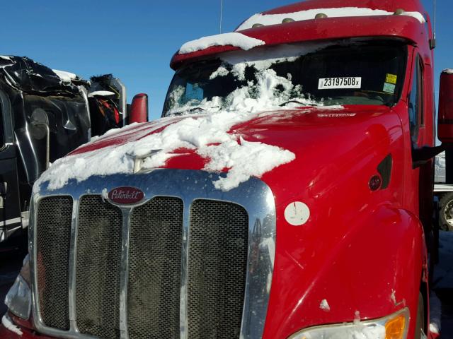 1XP7D49X78D752694 - 2008 PETERBILT 387 RED photo 7