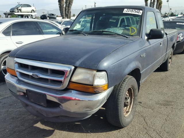 1FTYR14V2YPA79789 - 2000 FORD RANGER SUP BLUE photo 2