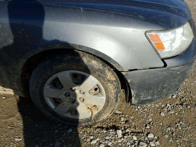 5NPET46C59H557511 - 2009 HYUNDAI SONATA GLS GRAY photo 9