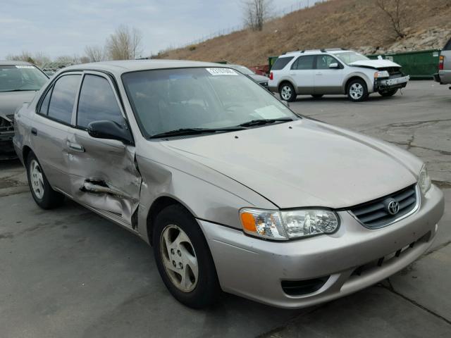 2T1BR12E91C512280 - 2001 TOYOTA COROLLA CE GOLD photo 1