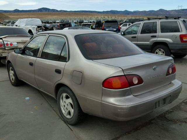 2T1BR12E91C512280 - 2001 TOYOTA COROLLA CE GOLD photo 3