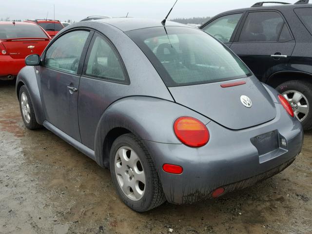 3VWCB21C12M432153 - 2002 VOLKSWAGEN NEW BEETLE GRAY photo 3