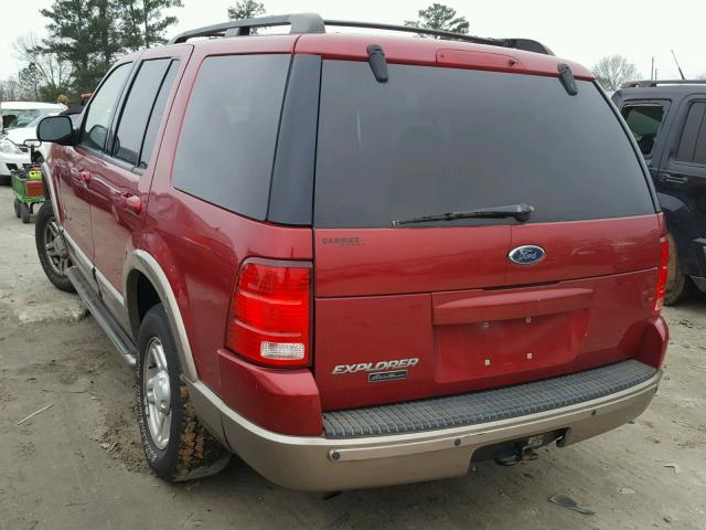 1FMZU74E94UC26445 - 2004 FORD EXPLORER E RED photo 3