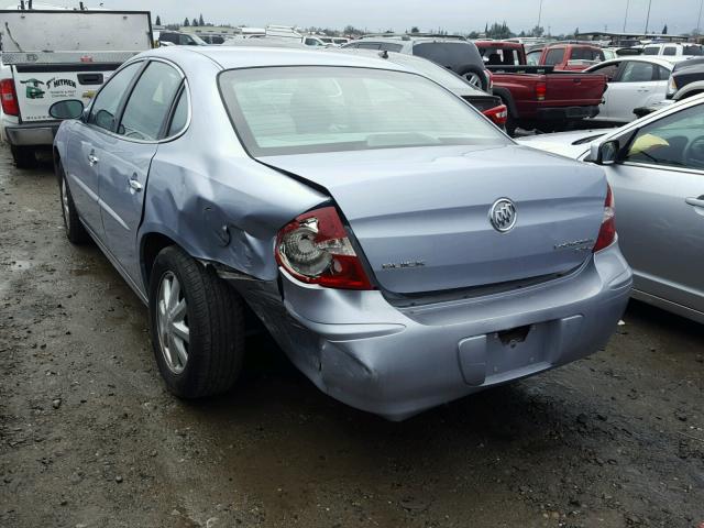 2G4WD582261140626 - 2006 BUICK LACROSSE C BLUE photo 3