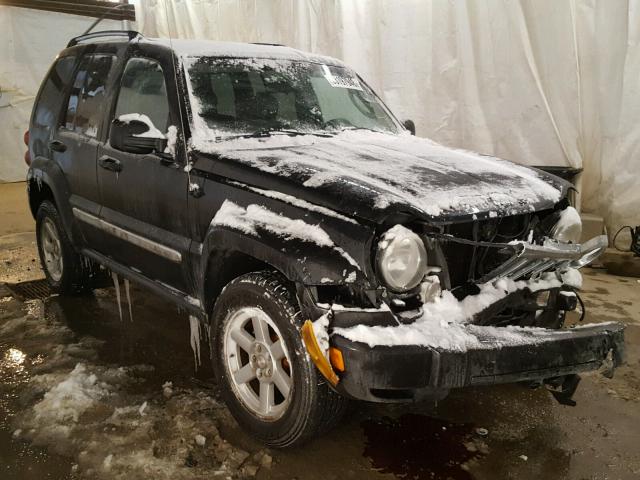 1J4GL58K15W548029 - 2005 JEEP LIBERTY LI BLACK photo 1