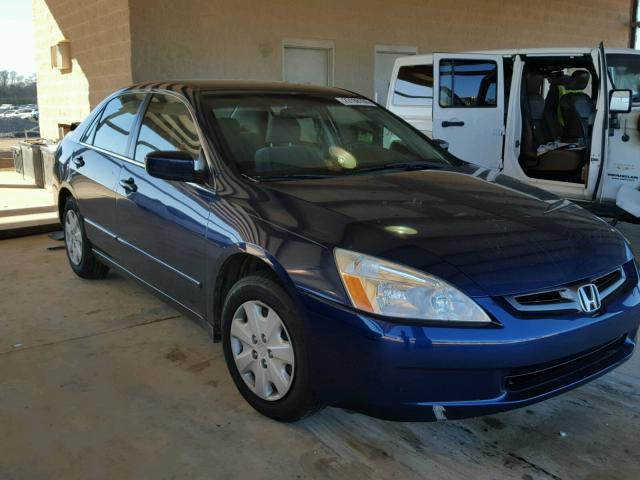 3HGCM56333G700760 - 2003 HONDA ACCORD LX BLUE photo 1