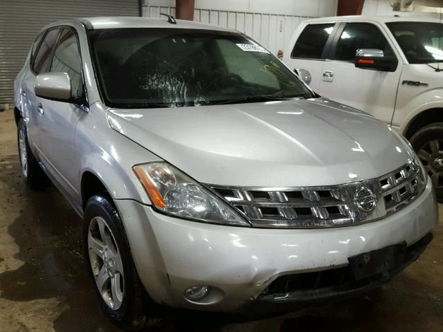 JN8AZ08W65W408868 - 2005 NISSAN MURANO SL SILVER photo 1