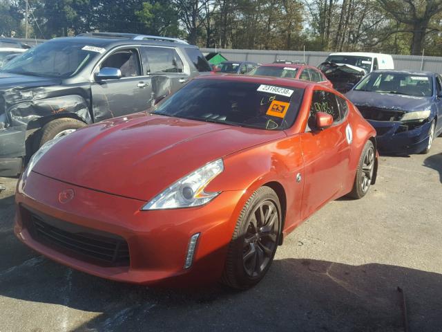 JN1AZ4EH4DM380882 - 2013 NISSAN 370Z BASE ORANGE photo 2