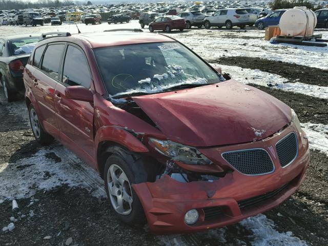 5Y2SL63855Z465493 - 2005 PONTIAC VIBE RED photo 1