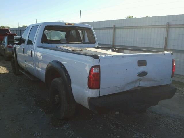 1FTSW20R38EA40556 - 2008 FORD F250 SUPER WHITE photo 3