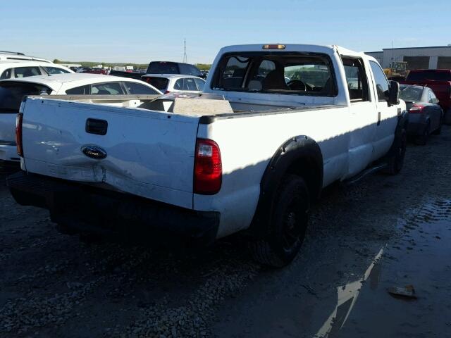 1FTSW20R38EA40556 - 2008 FORD F250 SUPER WHITE photo 4