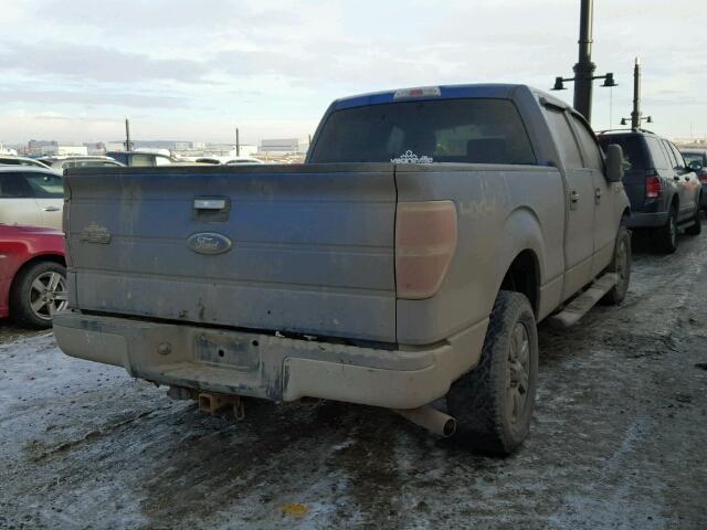 1FTPW14V29FB24256 - 2009 FORD F150 SUPER BLUE photo 4