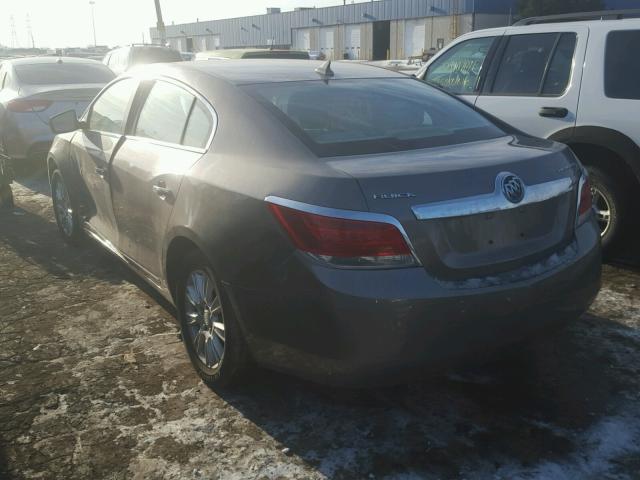 1G4GA5ED3BF253619 - 2011 BUICK LACROSSE C GRAY photo 3