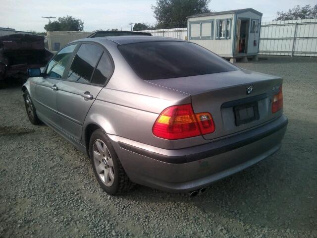 WBAAZ334X3KP82047 - 2003 BMW 325 I GRAY photo 3