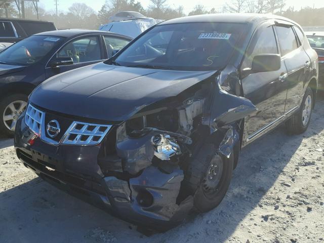 JN8AS5MT5EW615345 - 2014 NISSAN ROGUE SELE BLUE photo 2