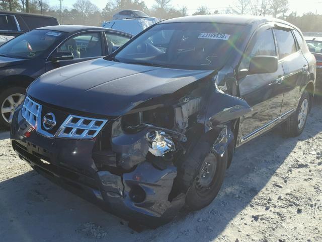 JN8AS5MT5EW615345 - 2014 NISSAN ROGUE SELE BLUE photo 9