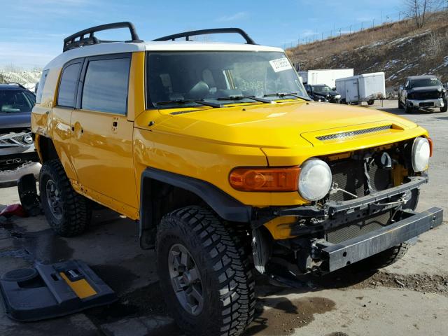 JTEBU11F270046179 - 2007 TOYOTA FJ CRUISER YELLOW photo 1