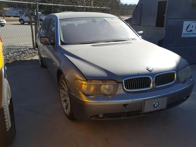 WBAGN63452DR05666 - 2002 BMW 745 LI GRAY photo 1